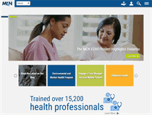Tablet Screenshot of migrantclinician.org